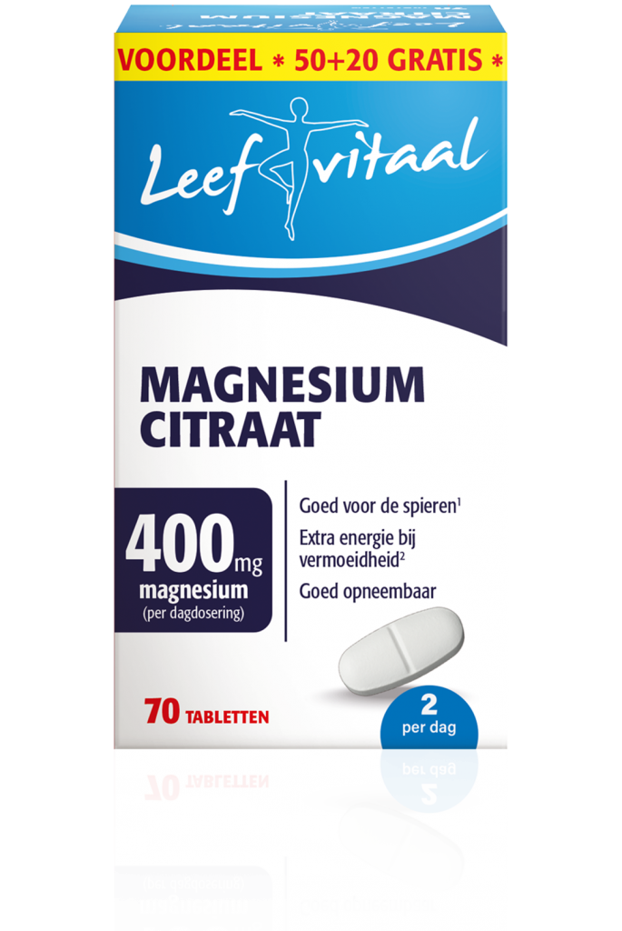 Magnesium citraat Leefvitaal Magnesium citraat Leefvitaal