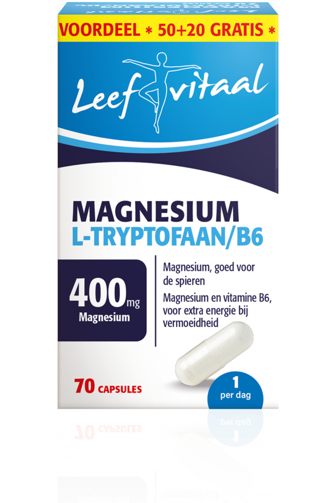 Magnesium Ltryptofaan B6 Leefvitaal